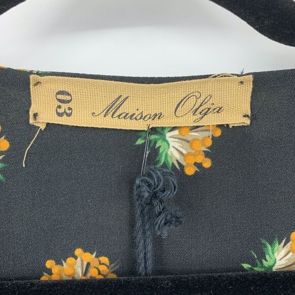 Maison Olga Womens Large Romper Dark Moody Cottage Fairy Whimsigoth Floral NEW - Picture 3 of 7